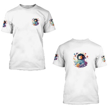 Discover Cat Paws Astronaut Outer Space Kitty on Galaxy Cat Lover 3 3D T Shirts