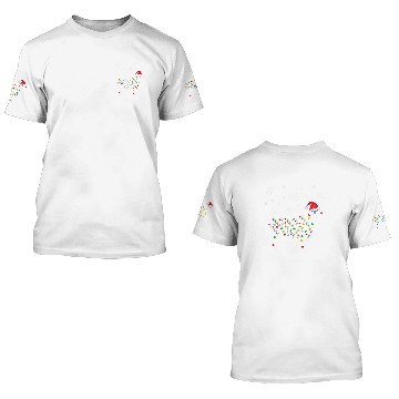 Discover Cattle Cow Christmas Light Tree xmass Snow Lover 4 3D T Shirts