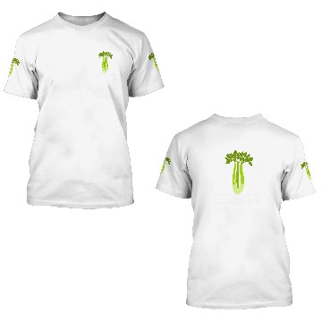 Discover Celery Food Ironic Saying Leeks Vegetable 3D T Shirts