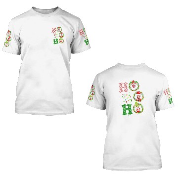 Discover Chicken Poultry Christmas Santa Chicken Ho Ho Ho Holiday 86 3D T Shirts