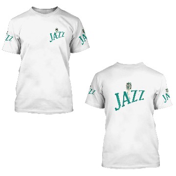 Discover Backprint Jazz Microphone 3D T Shirts