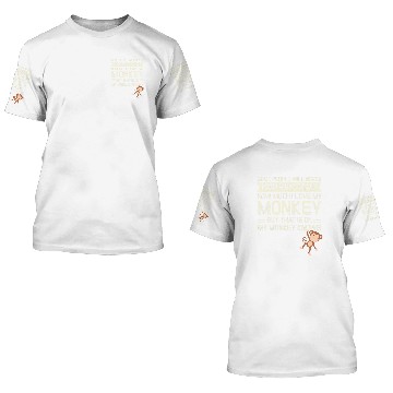 Discover Monkey I My Monkey Knows I Chimpanzee Children Monkeys 3D T Shirts