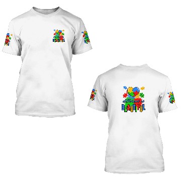 Discover Different Abilities Same Hearts 3D T Shirts