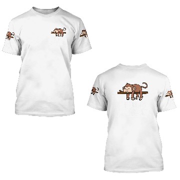 Discover Official Sleep Pyjamas Monkey Chimpanzee Gorilla Fun 40 3D T Shirts