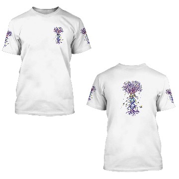Discover Tree of Life Genetic DNA Conservation Biology Bonsai 3D T Shirts