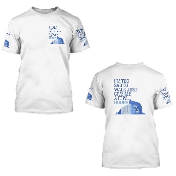 Discover Disneyss Pixars Inside Out I'm Too Sad To Walk Emotion Portrait Baseball Tees 3D T Shirts