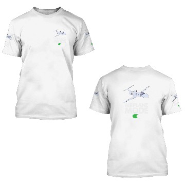 Discover Pilot Job Aviation Airplane Mode On 3D T Shirts