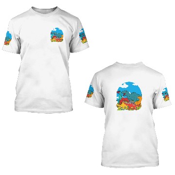 Discover Dinosaur Dino Paradise For Dinosaur Lovers Dinosaur 3D T Shirts