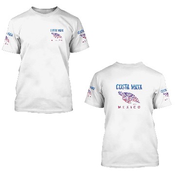 Discover KV9 Turtle JCombs Costa Maya Mexico Gliding 3D T Shirts