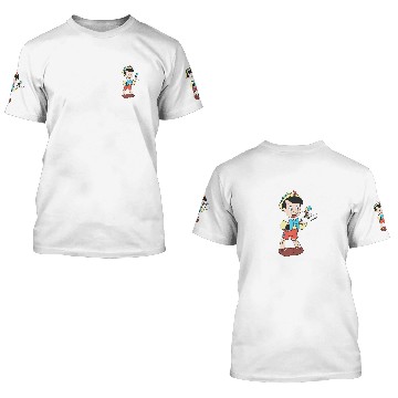 Discover Disney Pinocchio And Jiminy Cricket Baseball Tees 3D T Shirts