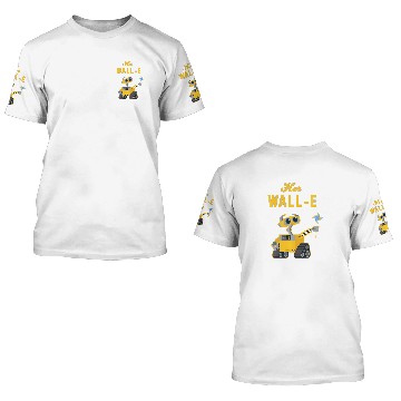 Discover Disney Pixar Wall-E Her Wall-E Couples 3D T Shirts