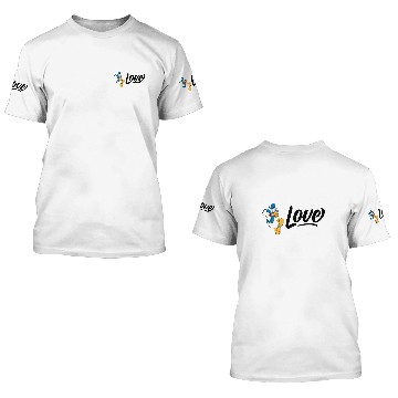 Discover Disney Love Donald Duck 3D T Shirts