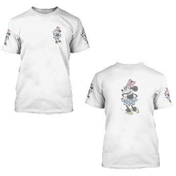 Discover Disney Mickey And Friends Minnie Mouse Retro Dancing Pose 3D T Shirts