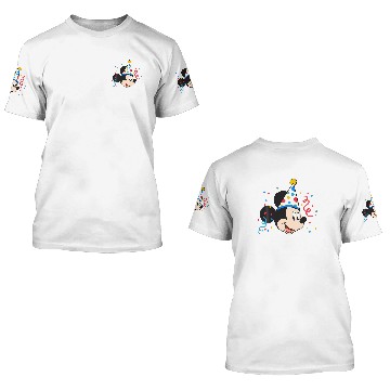 Discover Disney Mickey Mouse Its My Birthday 3D T Shirts