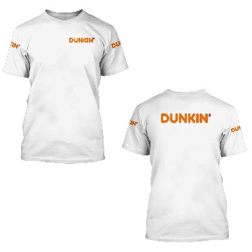 Discover Dunkin' Donuts-Logo Food Restaurant 3D T Shirts