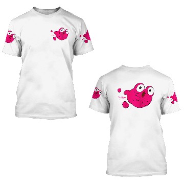 Discover Disney Treasure Planet Morph Pink Blob Raglan Baseball 3D T Shirts 3D T Shirts