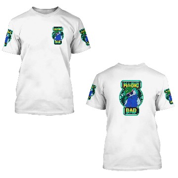 Discover Disney Pixar Onward Magic Dad Retro Portrait 3D T Shirts