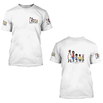Discover Bob'S Burgers 8 Bit Zip 3D T Shirts