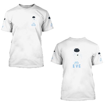 Discover Disney Pixar Wall-E His Eve Couples Baseball Tees 3D T Shirts