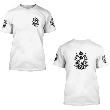Discover Disney Bambi Ink Drawing Zip 3D T Shirts