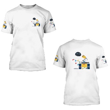 Discover Disney Pixar Wall-E Eve Christmas Light Wrap 3D T Shirts