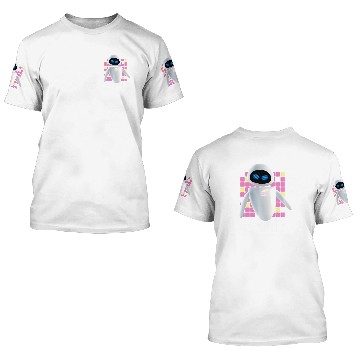 Discover Disney Pixar Wall-E Geometric Eve 3D T Shirts