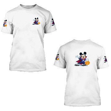 Discover Disney Halloween Mickey Mouse Vampire 3D T Shirts