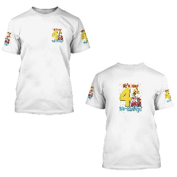 Discover Disney Firebuds Its My 4th Birthday Flash Bo Cel 3D T Shirts