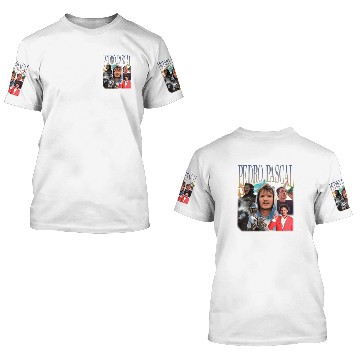Discover Pedro Pascal 3D T Shirts, Actor Pedro Pascal 3D T Shirts