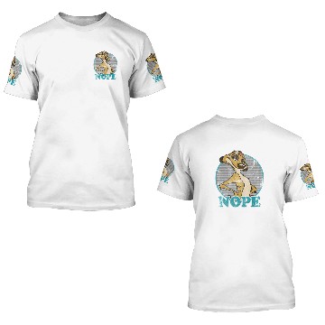 Discover disney lion king timon nope striped circle 3D T Shirts