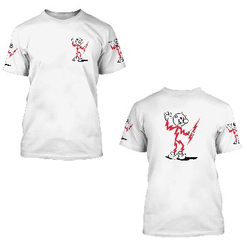 Discover Reddy Kilowatt Electrical Mascot Retro 3D T Shirts