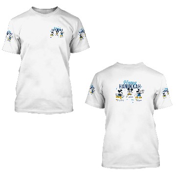 Discover Disney - Mickey Happy Hanukkah Baseball Tees 3D T Shirts