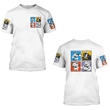 Discover Cuphead Characters - Videogames - 3D T Shirts