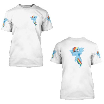 Discover rainbow dash 3D T Shirts