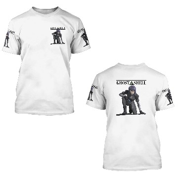 Discover Ghost In The Shell's Kusanagi - Ghost In The Shell - 3D T Shirts