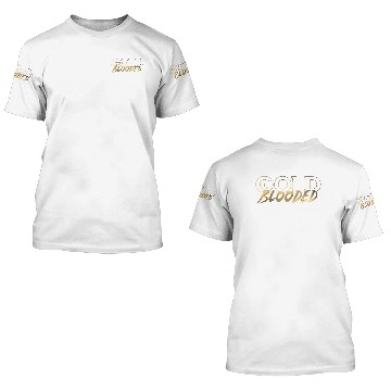 Discover Gold blooded Warriors 3D T Shirts
