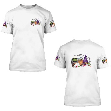Discover This Nurse Witch Needs Coffee Before Hocus Pocus Halloween 3D T Shirts