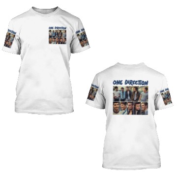 Discover One Direction Zip 3D T Shirts