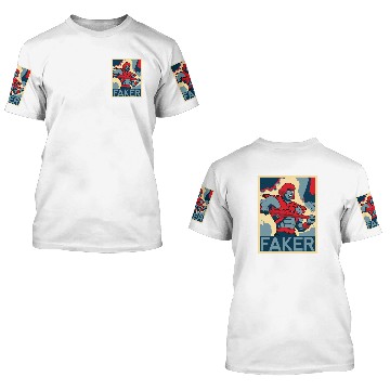 Discover Faker Pop art - He Man - 3D T Shirts