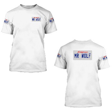Discover Mr. Wolf - Pulp Fiction 3D T Shirts