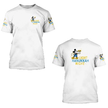 Discover Disney Mickey Mouse Love & Light Happy Hanukkah 3D T Shirts