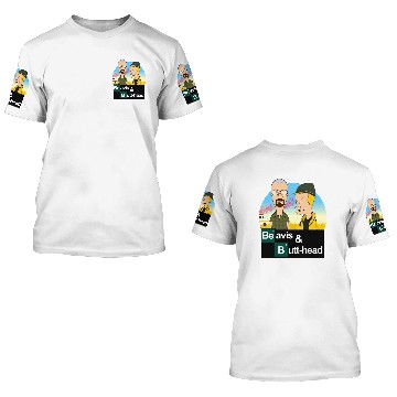 Discover Breaking Beavis - Beavis And Butthead - 3D T Shirts