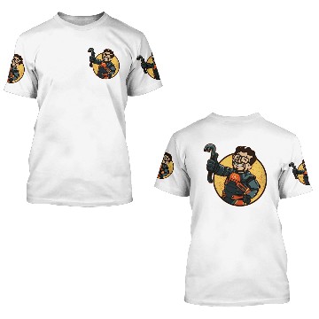 Discover Lambda Boy II - Half Life - 3D T Shirts