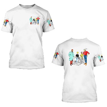 Discover Jonny Quest - weathered board distressed - Jonny Quest - 3D T Shirts