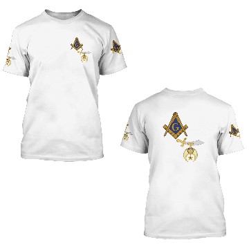 Discover Mason Shriner Split Masonic Shrine Noble Gift 3D T Shirts 3D T Shirts