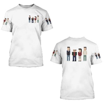 Discover 8-Bit Seinfeld - Seinfeld - 3D T Shirts