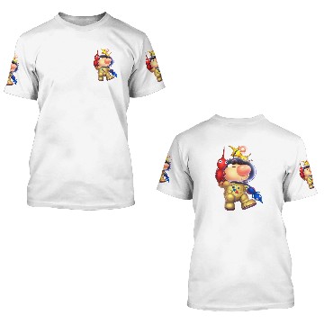 Discover Olimar - Pikmin - 3D T Shirts