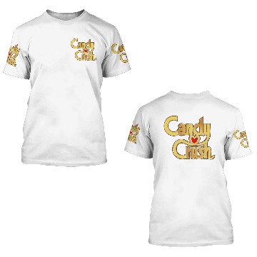 Discover candy crush 3D T Shirts