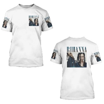Discover Rihanna Rap Hip Hop 90s Retro 3D T Shirts