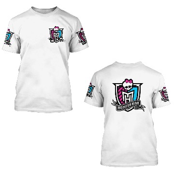 Discover monster high logo 3D T Shirts